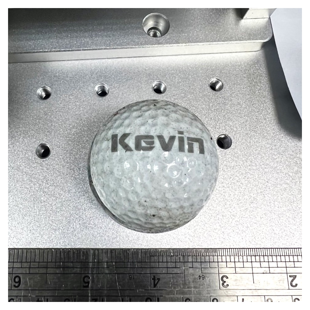 可以雕刻於高爾夫球上
用參數設定可以達到深色與淺色的變化